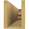 Ekena Millwork 6in. W x 8in. H x 32in. L Ridgewood Woodgrain TimberThane Rafter Tail, Primed Tan RFTUR06X08X32RIDRCPR - alternate 4